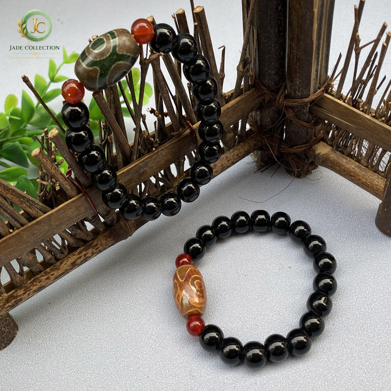 Three-Eyed Dzi Bead Agate Brac - огляд і ціна Street Fashion Vendors