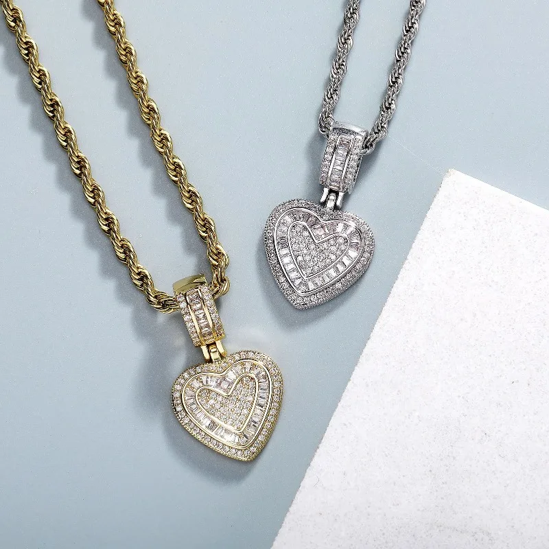 Hip Hop Black Rhinestone Heart - огляд і ціна Fashion Street Singapore