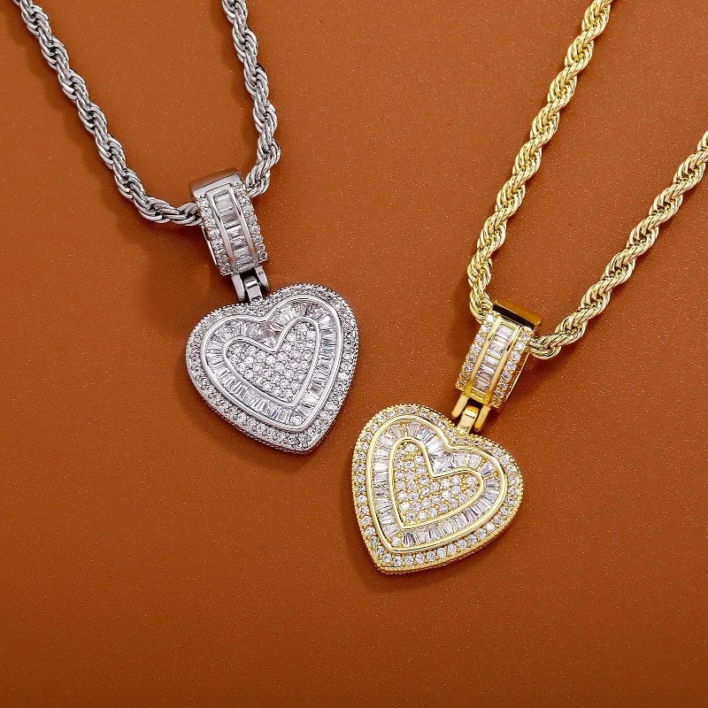 Hip Hop Black Rhinestone Heart - огляд і ціна Fashion Street Singapore