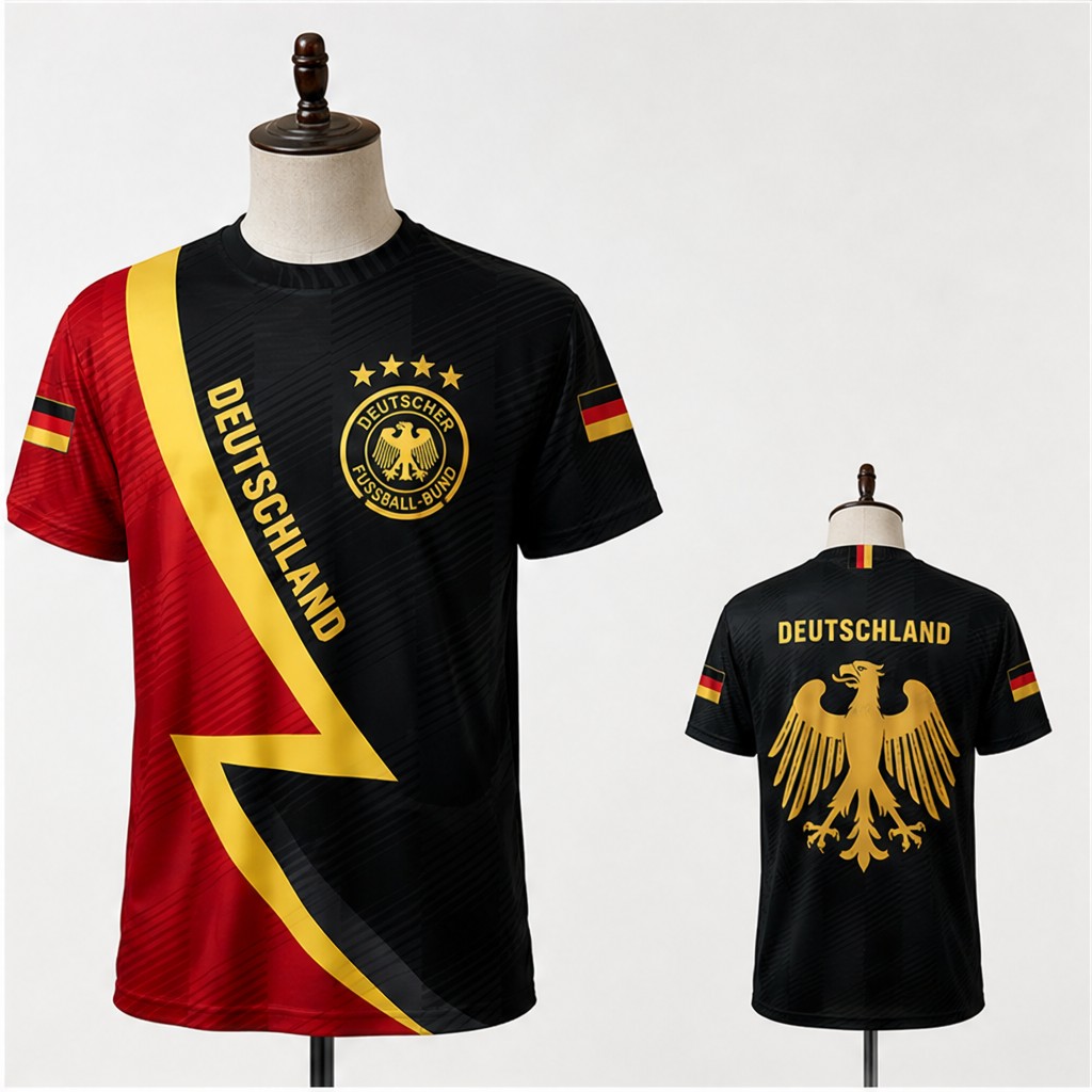 Mens Germany Round Neck T Shir - огляд і ціна Street Fashion Germany