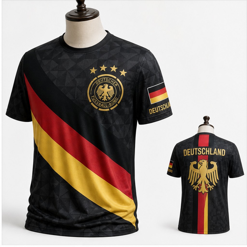 Mens Germany Round Neck T Shir - огляд і ціна Street Fashion Germany