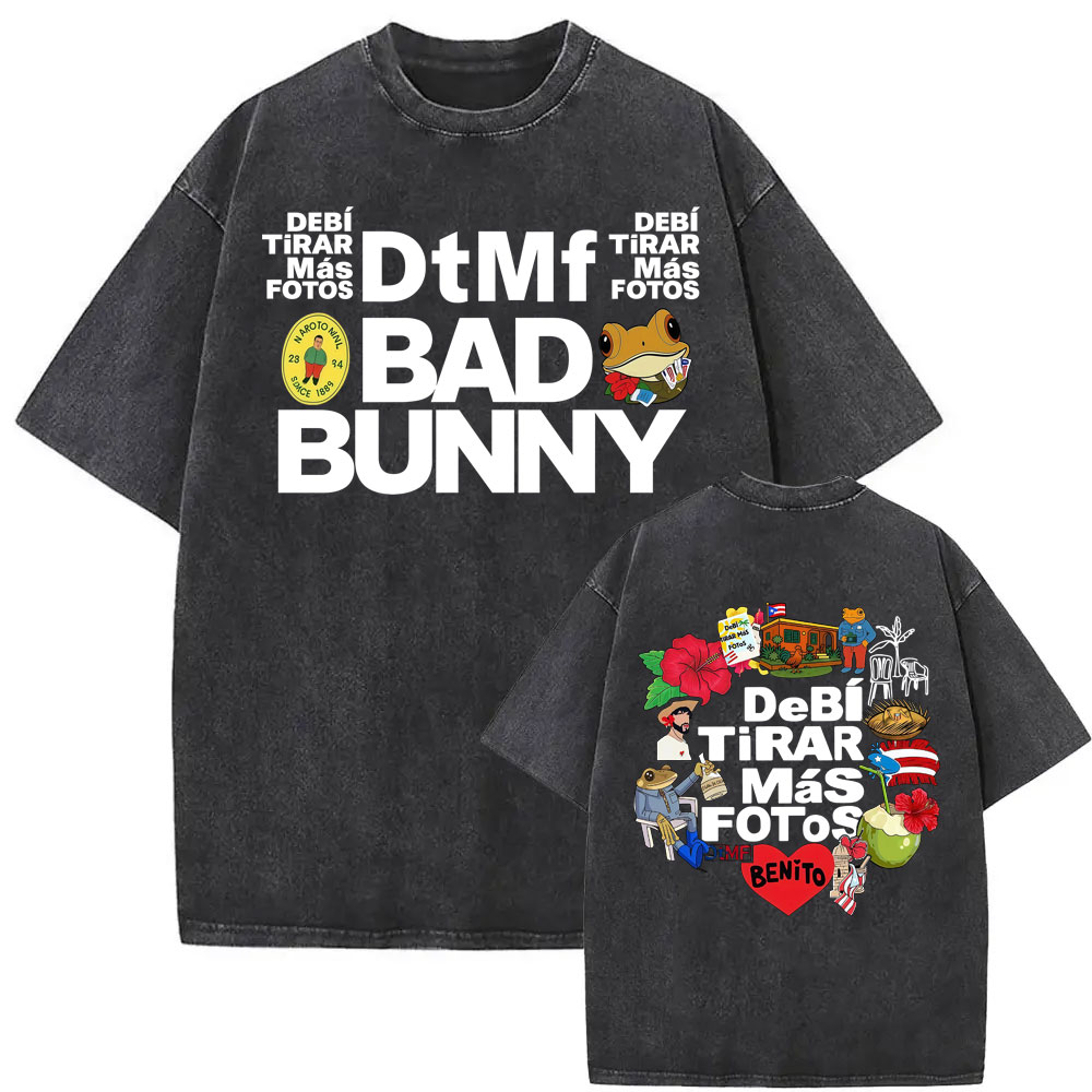 Bad Bunny DTMF Debi Tirar Mas  - огляд і ціна Foto Street Fashion