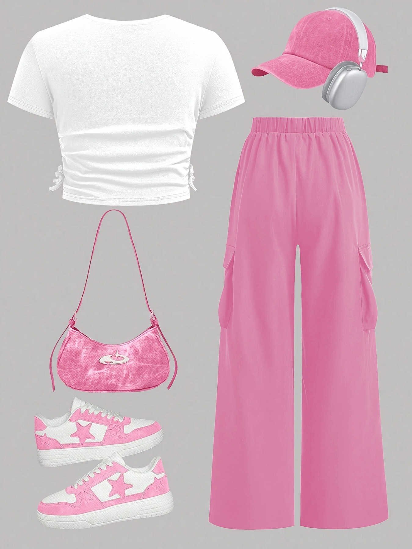 Trendy Girls 2Pcs Co-Ord, Whit - огляд і ціна Street Fashion Co
