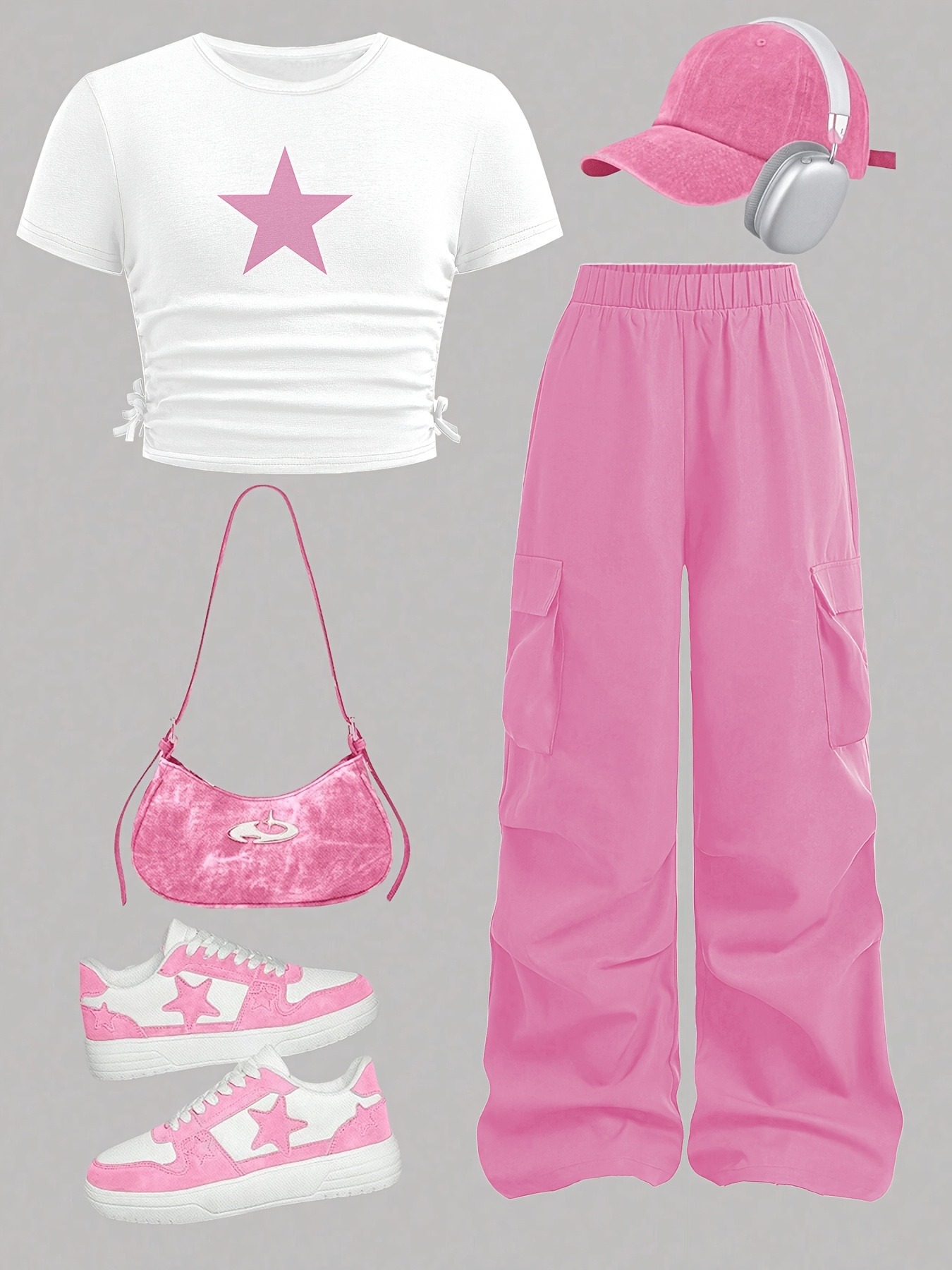 Trendy Girls 2Pcs Co-Ord, Whit - огляд і ціна Street Fashion Co