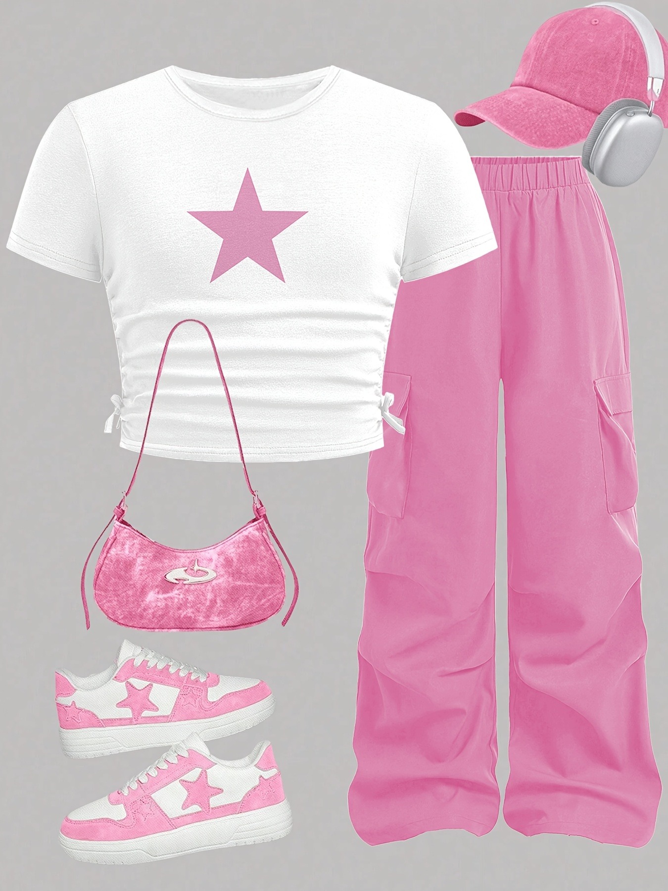 Trendy Girls 2Pcs Co-Ord, Whit - огляд і ціна Street Fashion Co