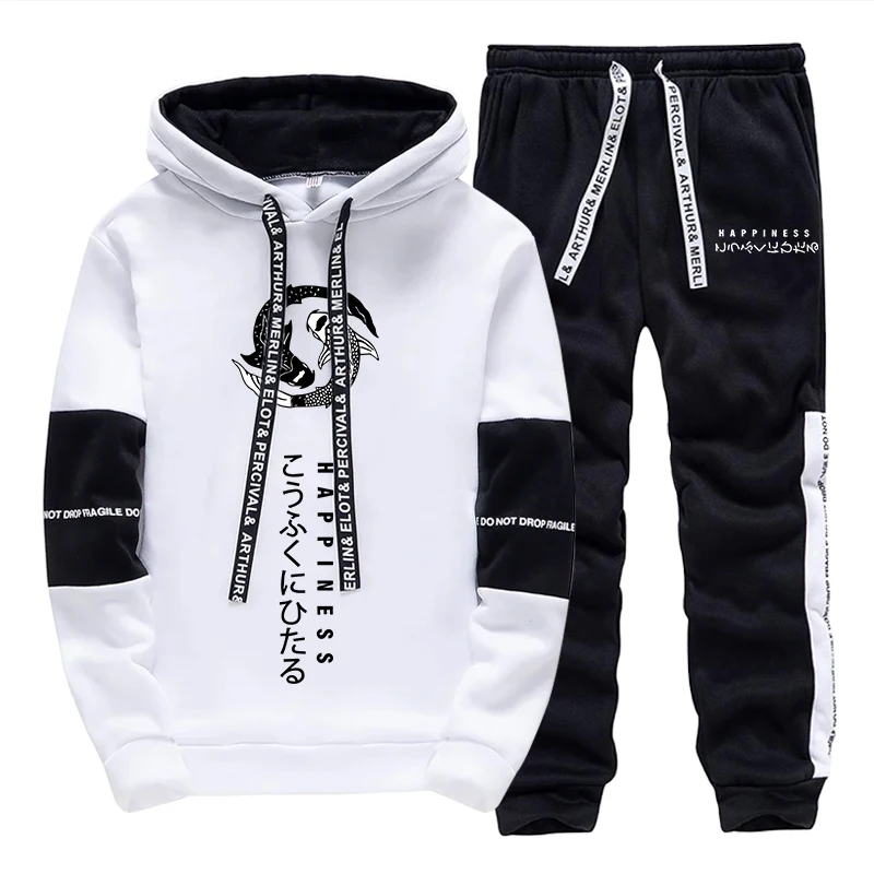 Fashion Men's Tracksuit Print  - огляд і ціна Street Fashion Winter