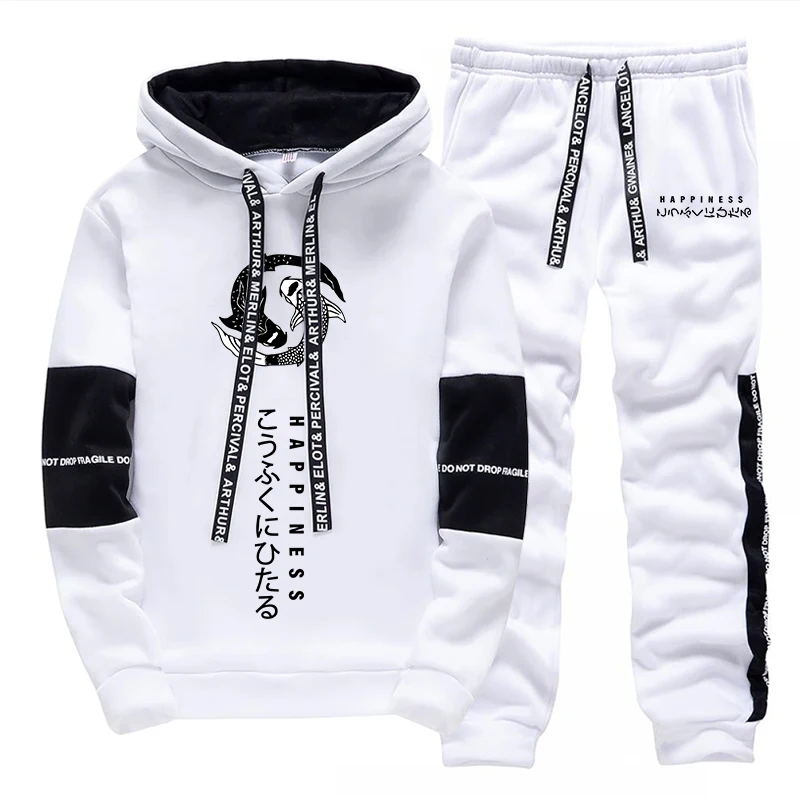 Fashion Men's Tracksuit Print  - огляд і ціна Street Fashion Winter