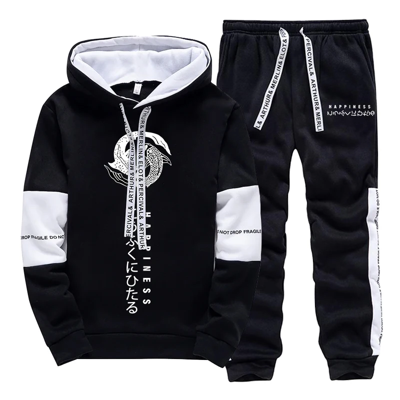 Fashion Men's Tracksuit Print  - огляд і ціна Street Fashion Winter