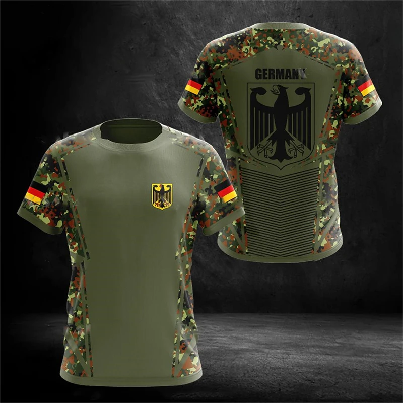 Unisex Germany Camo T-Shirt, E - огляд і ціна Street Fashion Germany