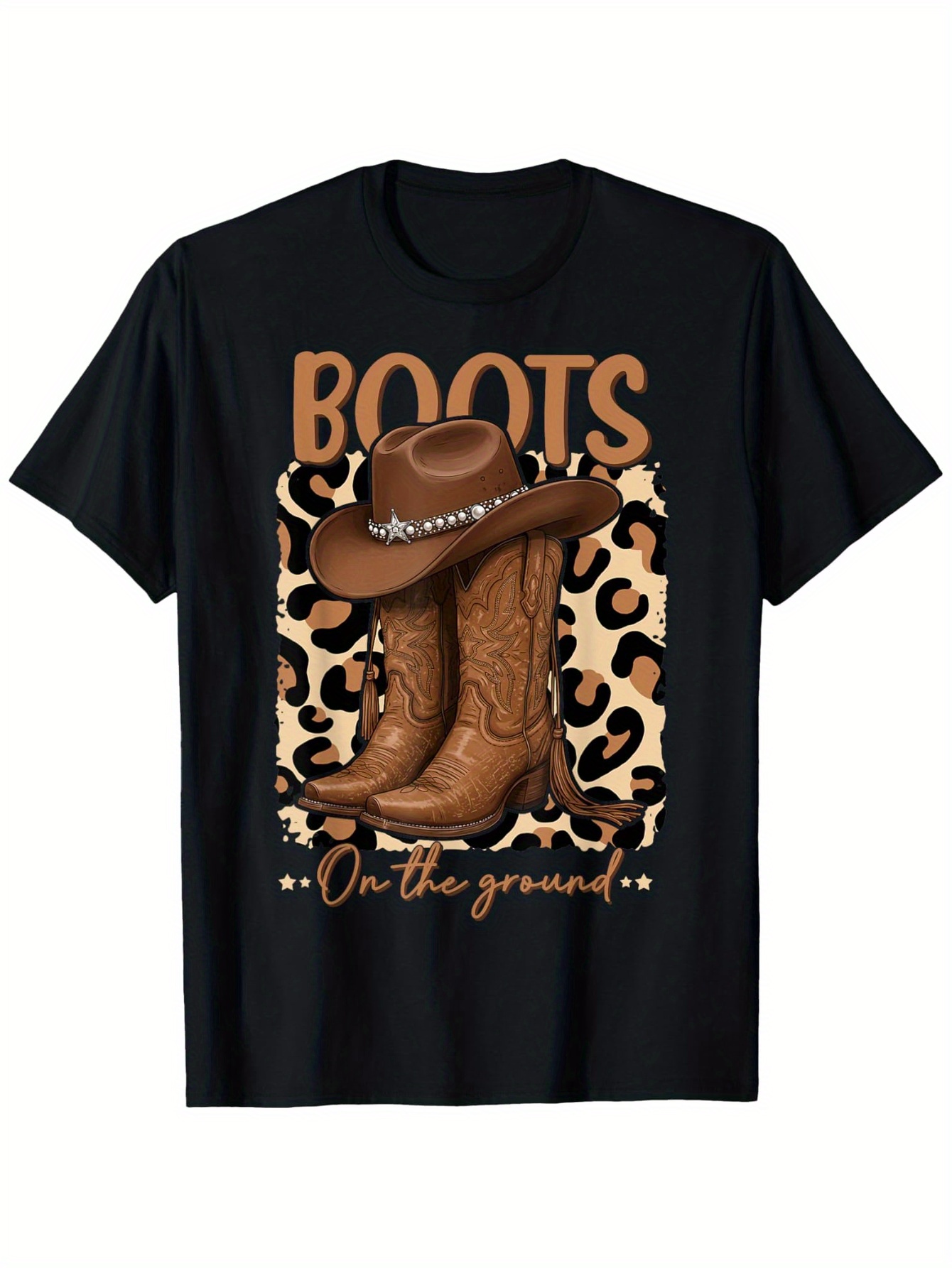 Boots On The Ground Cow Wester - огляд і ціна Street Fashion Co